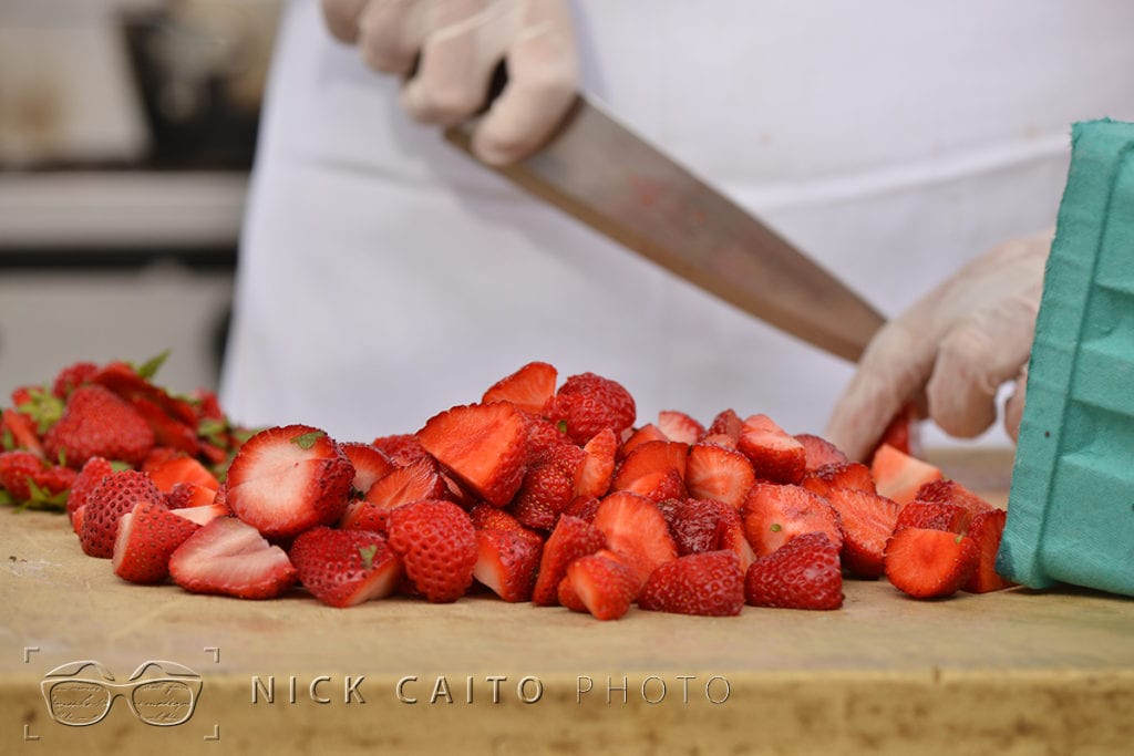 Strawberries will play a major role in the Berries & Blossoms dinner, the first in Max Restaurant Group's 9th Chef to Farm Series. Photo credit: Nick Caito