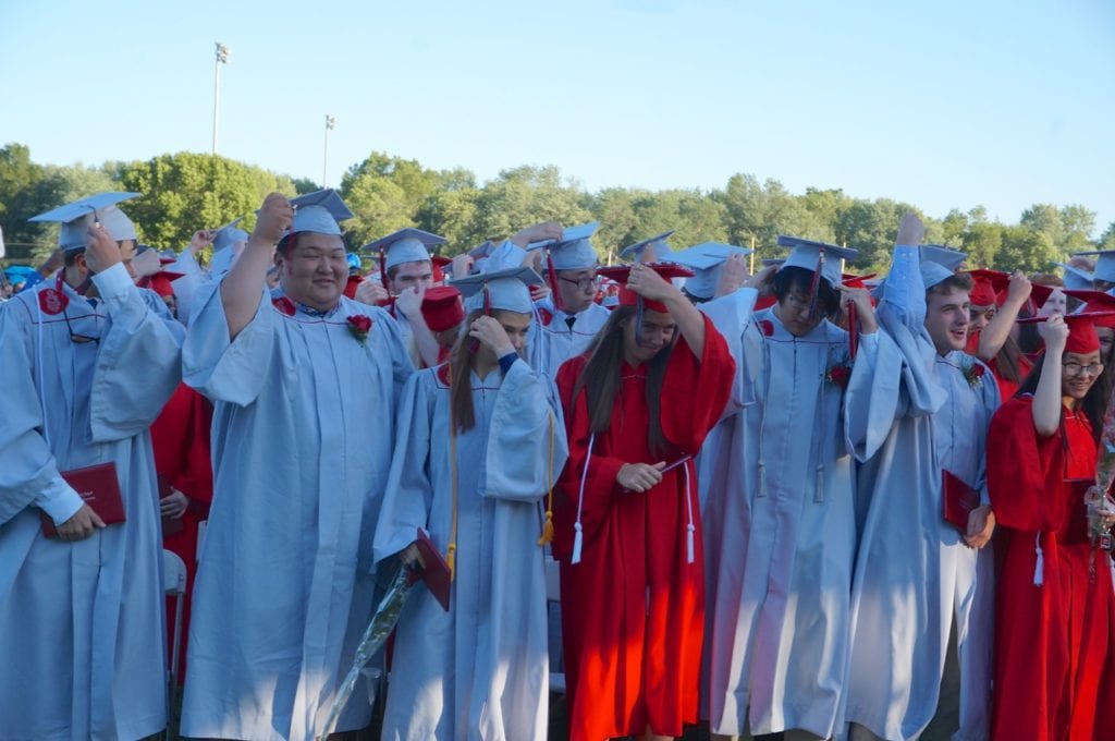 Conard High School graduation. June 9, 2016. Photo credit: Ronni Newton