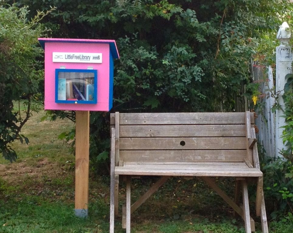West Hartford has three other Little Free Libraries, including this one at 40 Boswell Rd. Photo credit: Ronni Newton