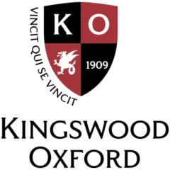 Kingswood Oxford's new logo includes a shield. The school's name is now a single color. Image courtesy of Kingswood Oxford 