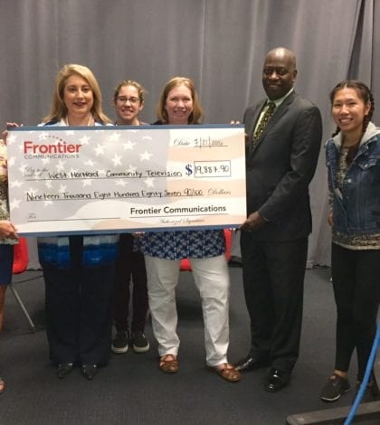 WHC-TV Check presentation