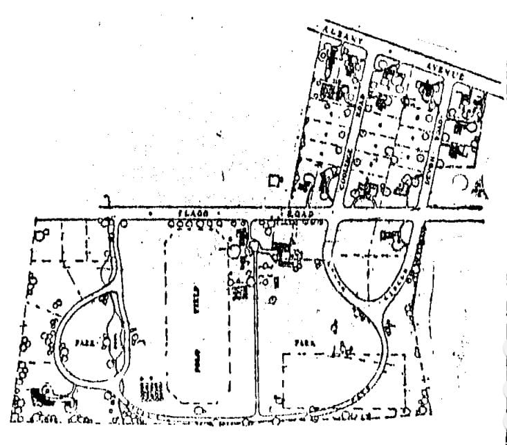 Westmoor Farm layout, 1928. Image courtesy of the Noah Webster House & West Hartford Historical Society