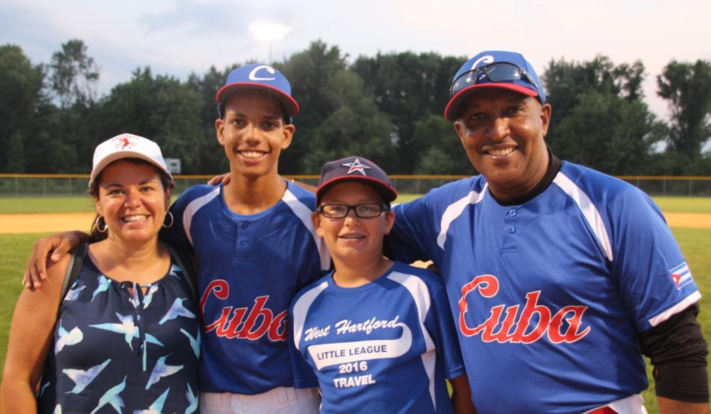Final game for Team Cuba, a 10-8 win over Glastonbury at Riverfront Stadium. Photo credit: Gary Cohen