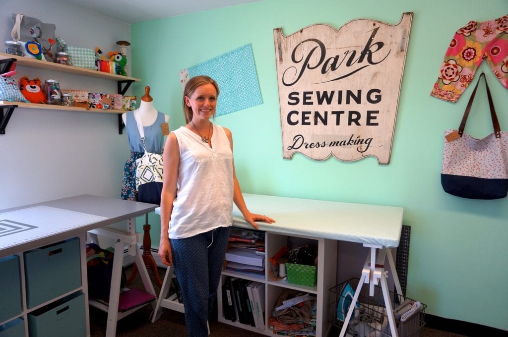 Hartford Stitch owner Laura Kasowitz has found a new, permanent home at 298 Park Rd. in West Hartford. Photo credit: Ronni Newton