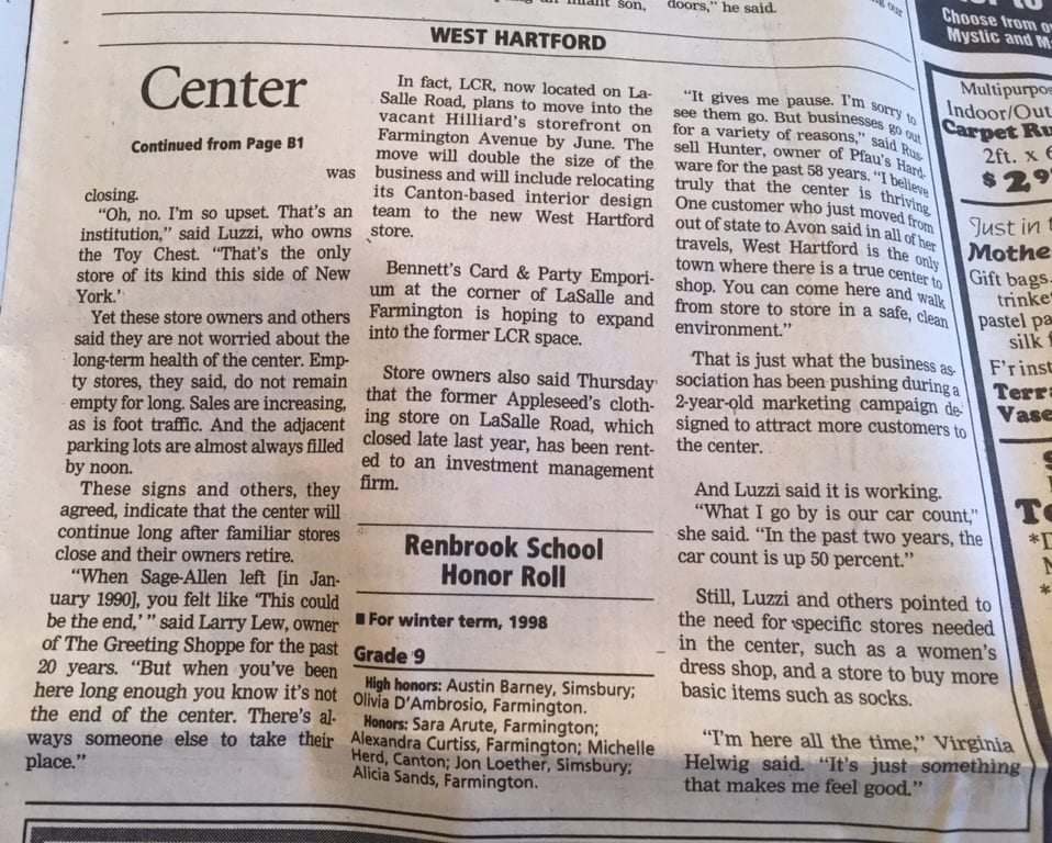 Hartford Courant. May 1 1998
