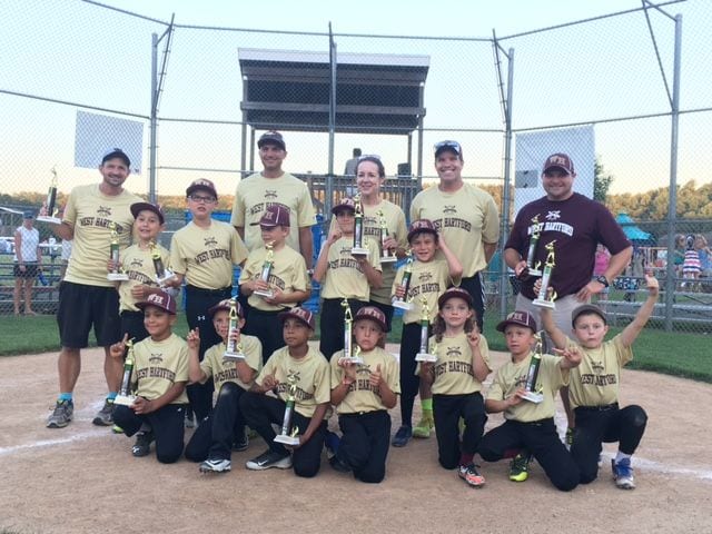 The WHYBL 8U Rattlesnakes finished the season 19-0, capped off with a victory in the Bethwood tournament. Submitted photo