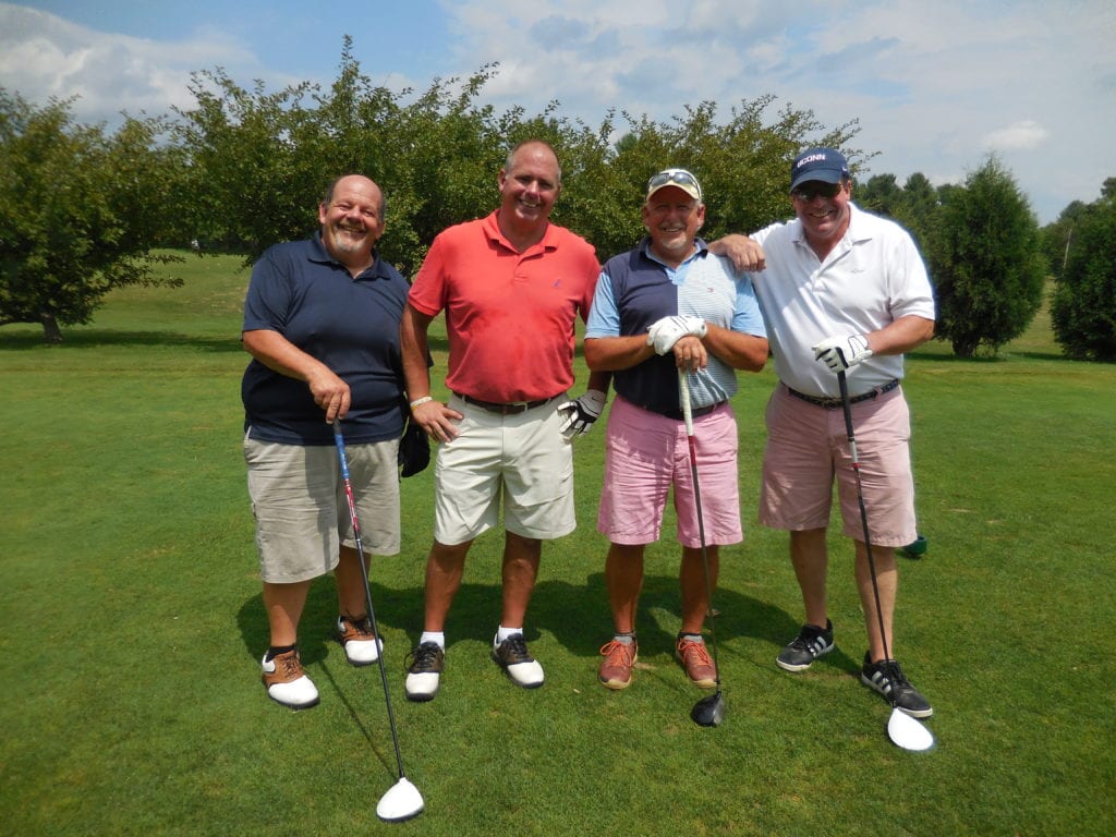 Dave Gabriele (Class of '73) with Chris Glowacki (Class of '84), Johnny Kerr and Mike Patrell (Class of '74). Submitted photo