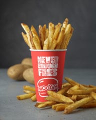 Free fries for a year to the first 100 in line at MOOYAH on Monday! Courtesy photo