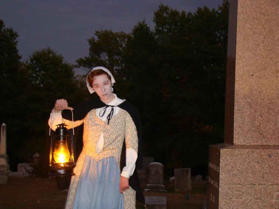Spirit in graveyard. Submitted photo