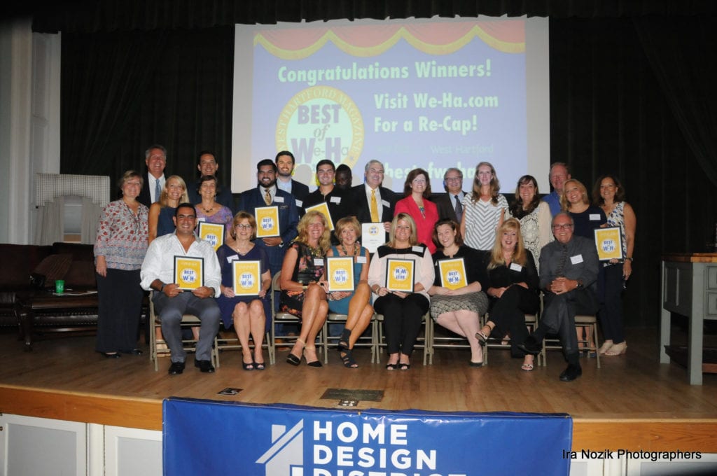 Congratulations winners at the Best of West Hartford 2016 Awards Show. Photo credit: Ira Nozik Photographers