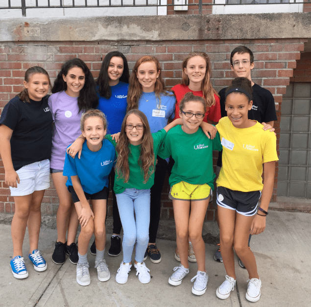 "We're ALL in this Together" on this Unified Theater Leadership Summit" adventure. Unified Theater Student leaders from Sedgwick Middle School (from left) FRONT ROW: Coco Haverty, Lilla Delaney, Amanda Sagers, Ella Tanis. BACK ROW: Kaitlyn Puleo, Ruby Eisler, Chloe Starr, Mason Murphy, Madeleine Levesque, and Ben Hardesty. Submitted photo