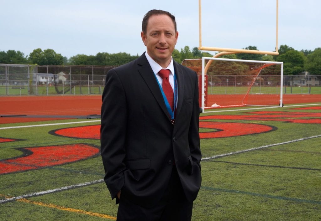 Jason Siegal became West Hartford's athletic director on July 1, 2016. Photo credit: Ronni Newton