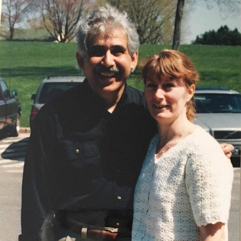 Haig Shahverdian pictured with his wife Leeny when he served as Hall High School’s Director of Bands. Submitted photo