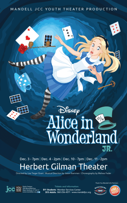 alice in wonderland play poster