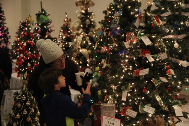 West Hartford Festival of Trees at First Church West Hartford on December 1, 2016. Photo credit: Amy Melvin