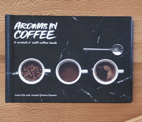 'Aromas in Coffee Book' scratch n’ sniff book is co-authored by West Hartford author, Joseph Charles Epstein. Courtesy photo