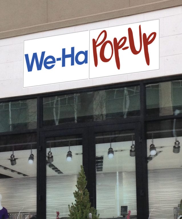 A special holiday We-Ha Pop-Up store is coming to West Hartford on December 16, 2016.