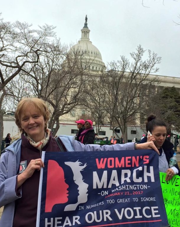 Women's March on Washington. Photo courtesy of Clare Kindall