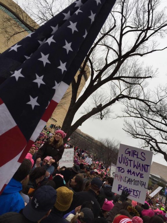 Women's March on Washington. Photo courtesy of Suzi Craig