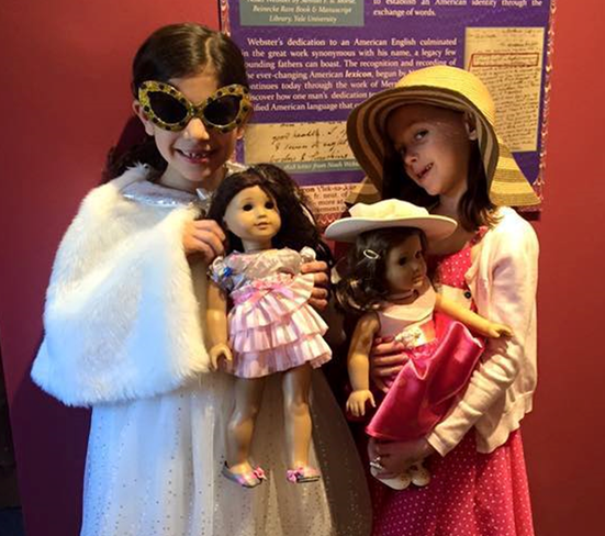 Guests enjoy a Doll And Me Tea at the Noah Webster House in 2016. Submitted photo