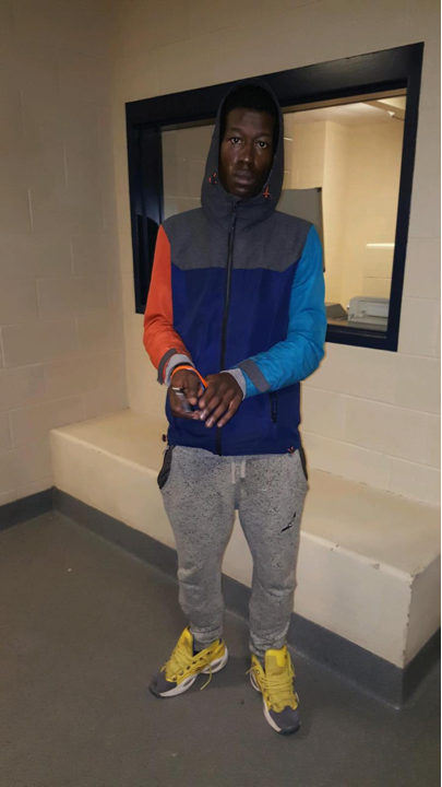 Isaiah Riggins, dressed in the same clothing as in the surveillance video of a theft provided to West Hartford Police. Courtesy of West Hartford Police