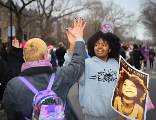 Women's March on Washington. Photo credit: Sally Wallace Lynch