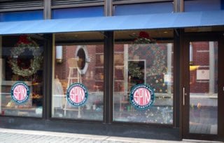SPIN Monograms & Gifts in Blue Back Square will close on Jan. 14. Photo credit: Ronni Newton