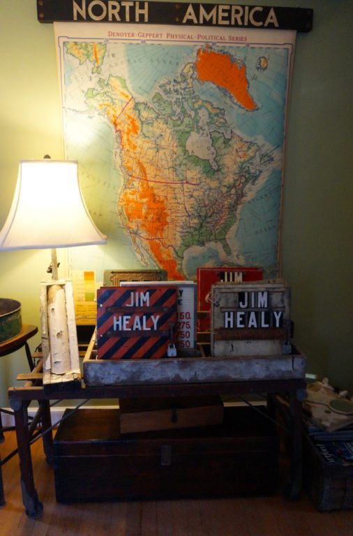Jim Healy's designs are on display in what was his son's room. Photo credit: Ronni Newton