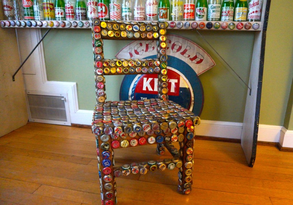 Healy's brother, Bill, crafted this chair. Photo credit: Ronni Newton
