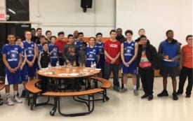 St. Timothy Middle School and American School for the Deaf basketball game. Feb. 15, 2017. Submitted photo