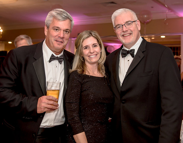 From left: Paul Butler, committee member Elizabeth Wilcox, and her husband Dr. William Wilcox at the Children's Charity Ball. Submitted photo