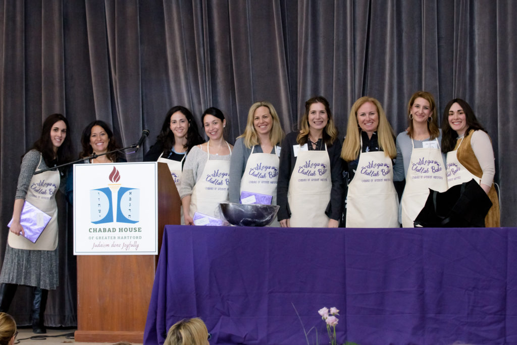 Event Committee (from left): Mushky Cowen, Pia Rosenberg Toro, Joselyn Raub, Kim Margolis, Jodie Sadowsky, Kimberly Matus, Traci Friedman, Amy Steinberg (Event Chair), Shayna Gopin of Chabad ( event co-ordinator). Missing from photo: Alisha Cipriano, Monica Gold, Alexis Hersh, Lisa Levy. Submitted photo (credit: Nick Caito Photography)