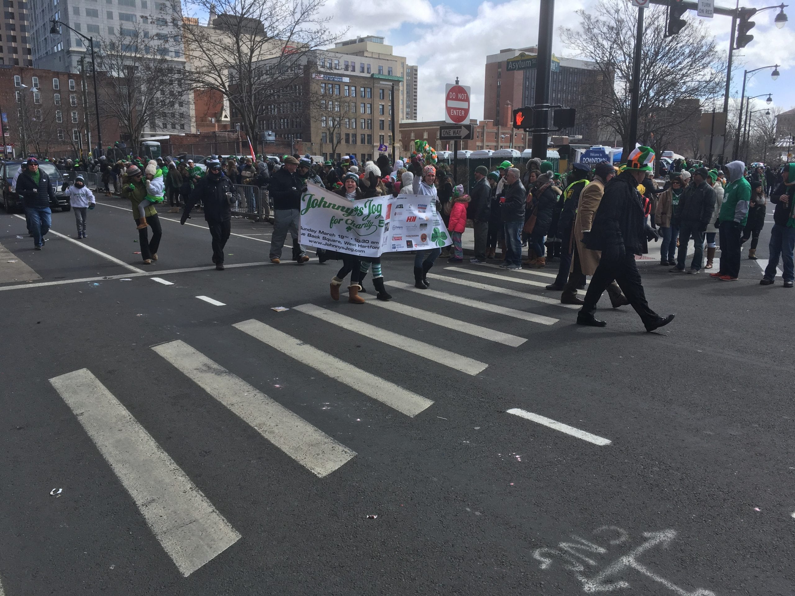 West Hartford Represents at Chilly Saint Patrick's Day Parade Saturday