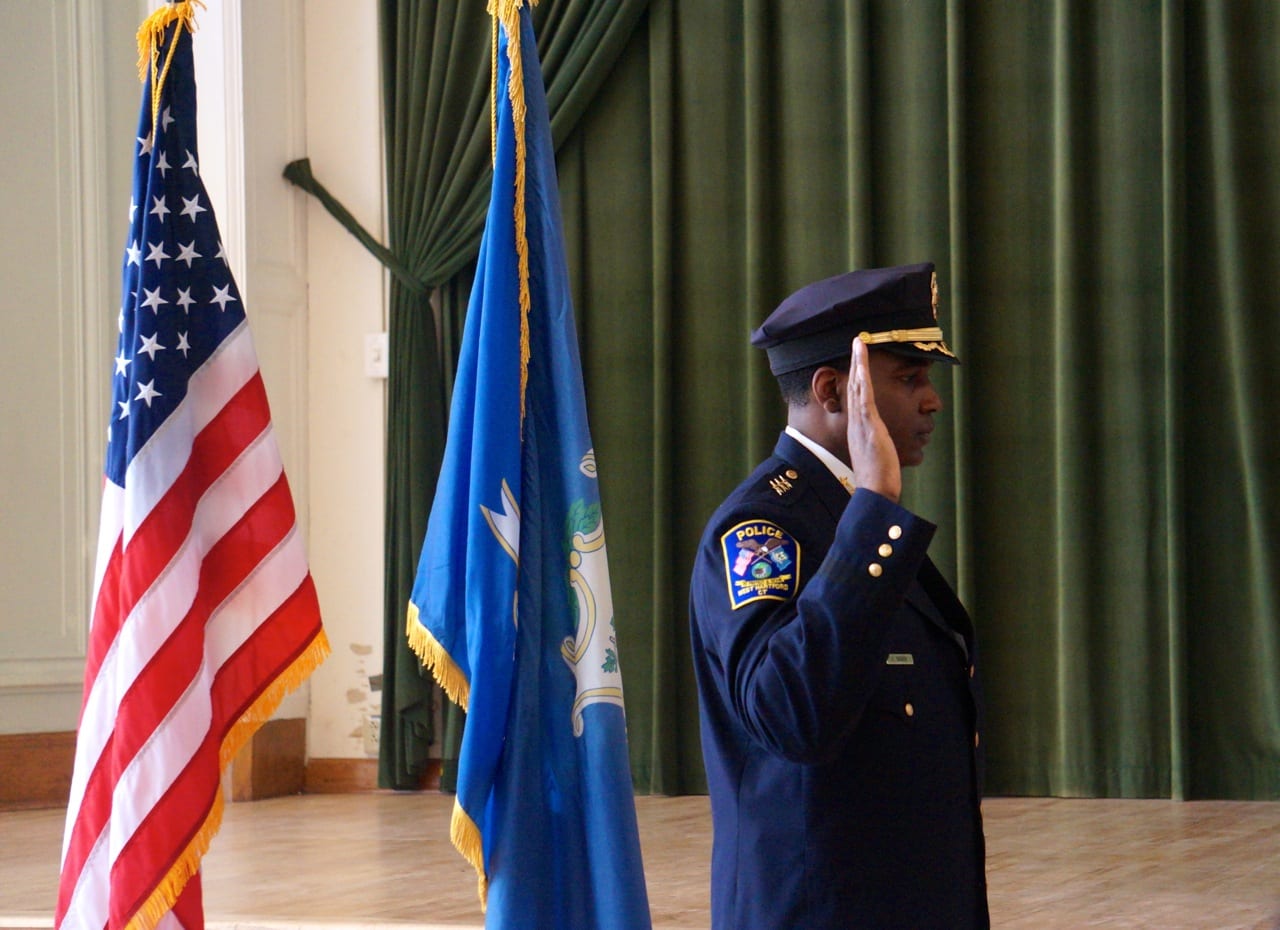 chief riddick taking oath