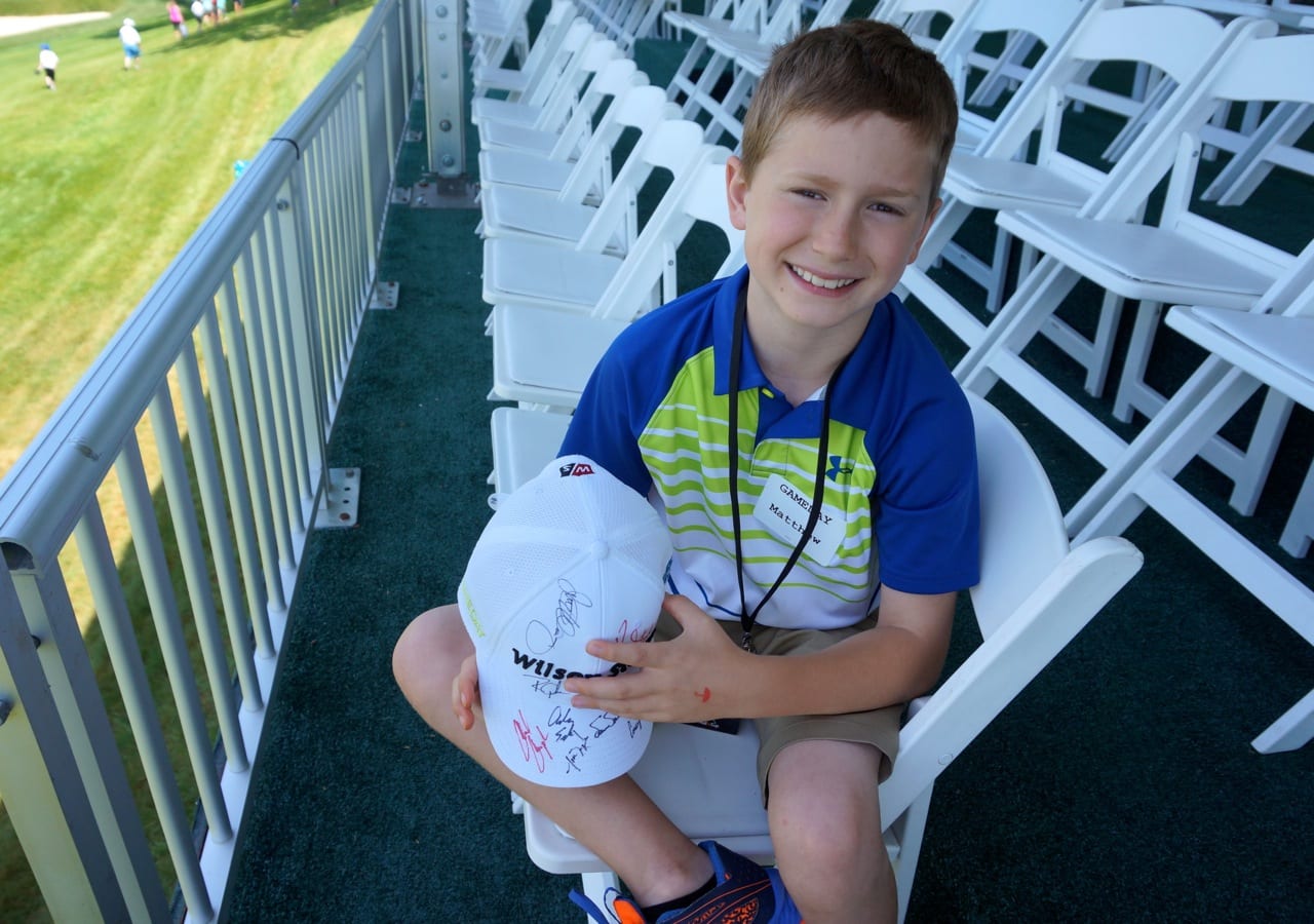 matthew points to rory mcilroy’s signature