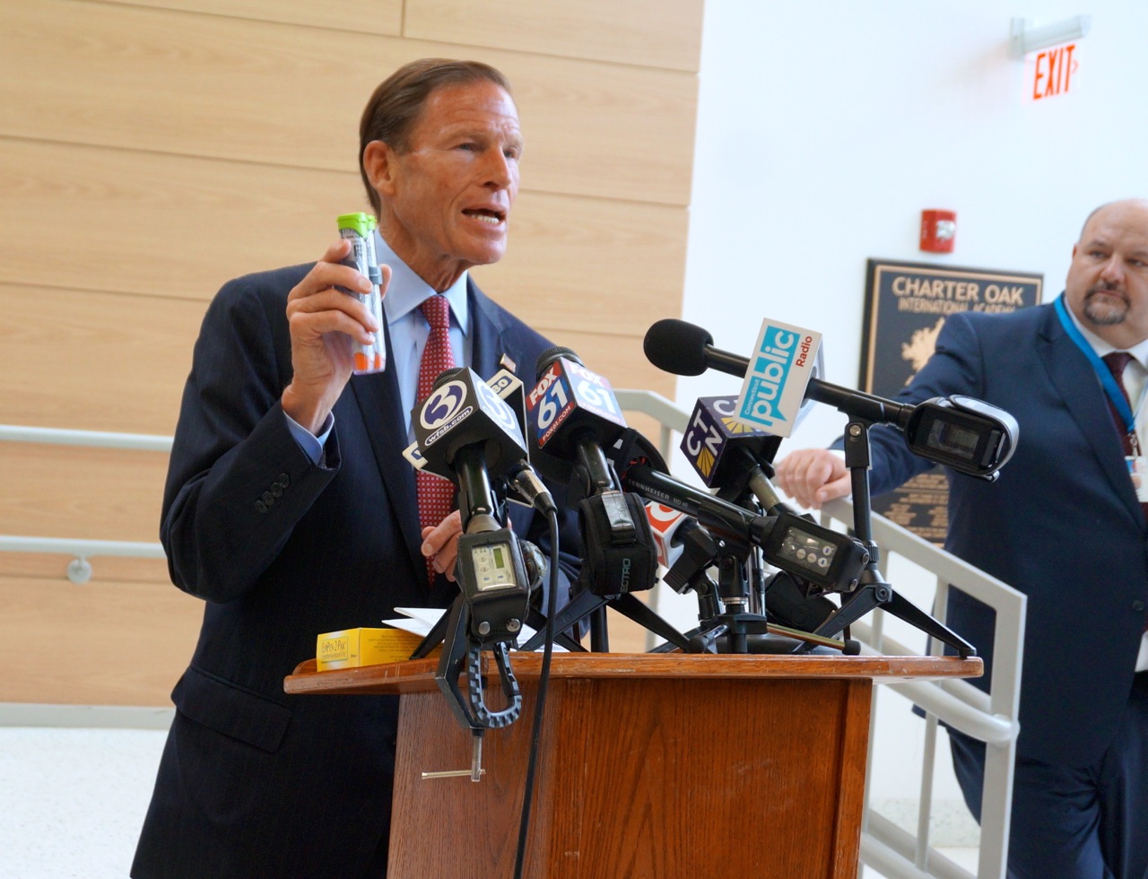 blumenthal with epipens