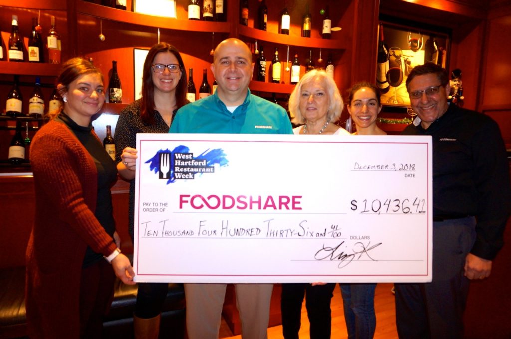 Inaugural West Hartford Restaurant Week Nets More than 10,000 for