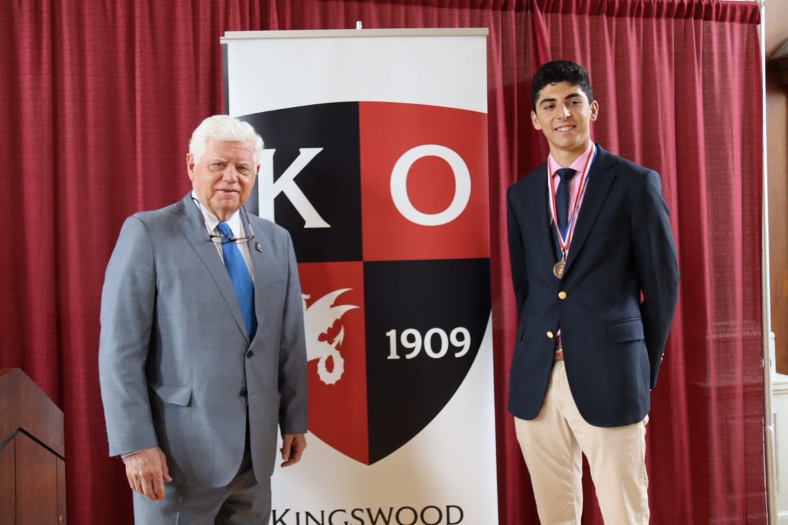 Kingswood Oxford Student Receives Congressional Award Bronze Medal We