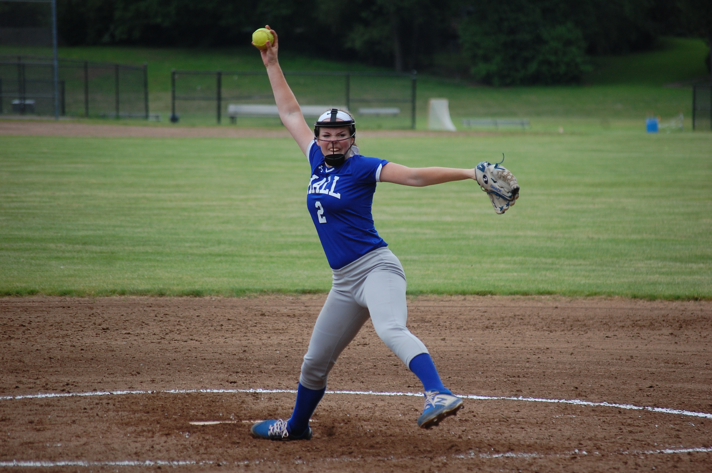 Hall pitcher Sophie Garner-MacKinnon - We-Ha | West Hartford News