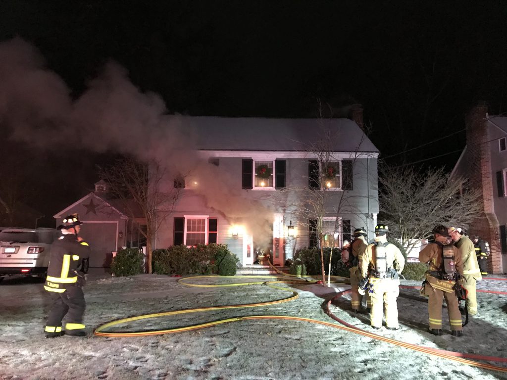 Updated: West Hartford Firefighters Battle House Fire on Ridgewood Road ...