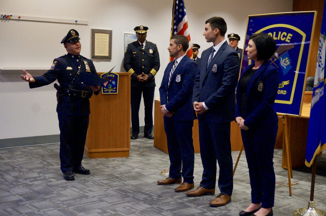 Three New Officers Join West Hartford Police Department - We-Ha | West ...