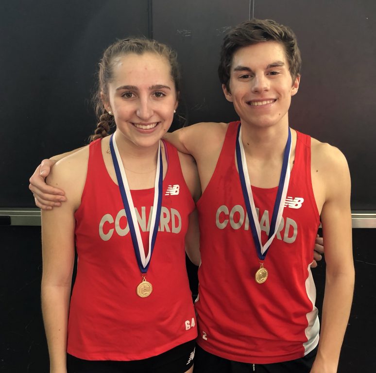 Conard and Hall Indoor Track and Field Athletes Head to New England