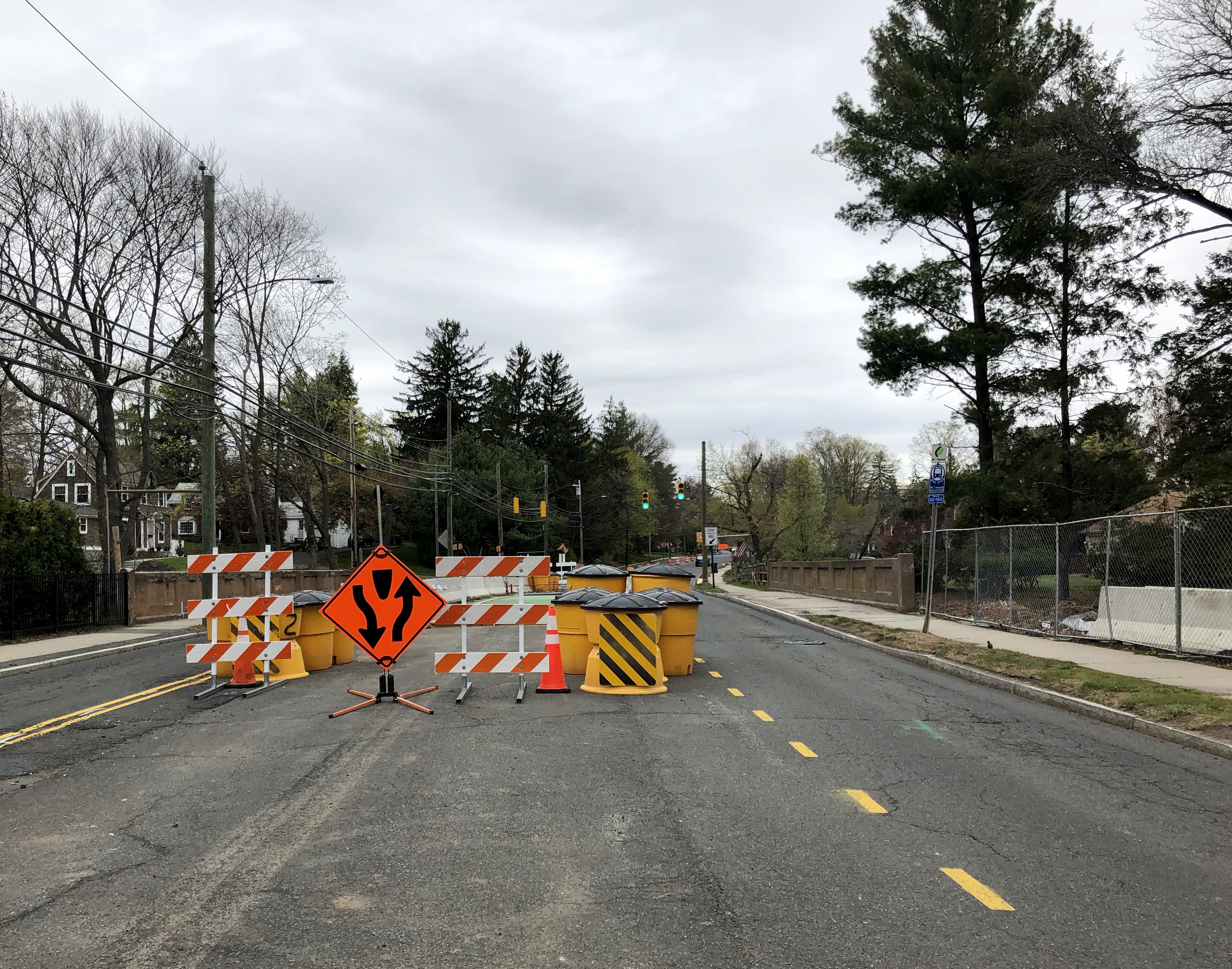 north main bridge construction from south