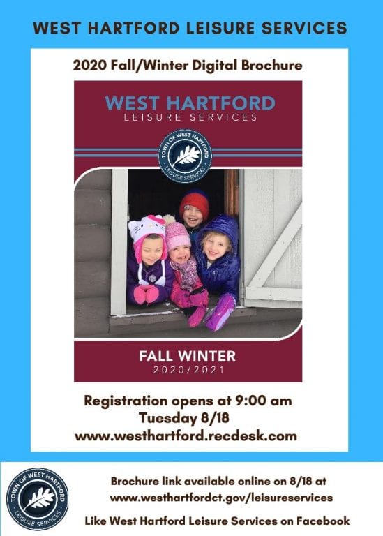 West Hartford Leisure Services Brochure Goes Digital WeHa West