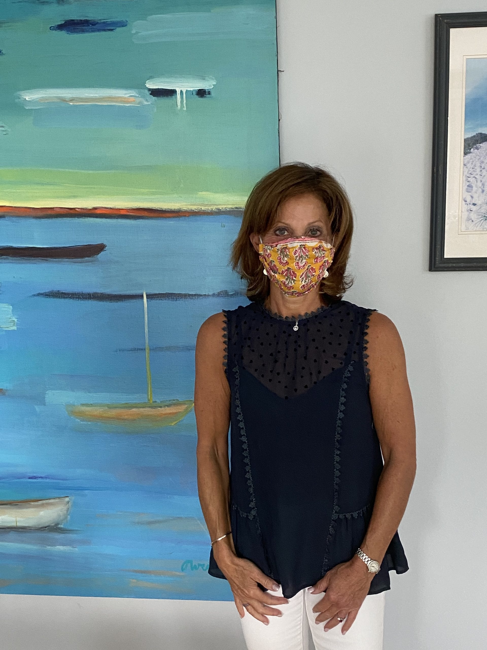 shari cantor with mask