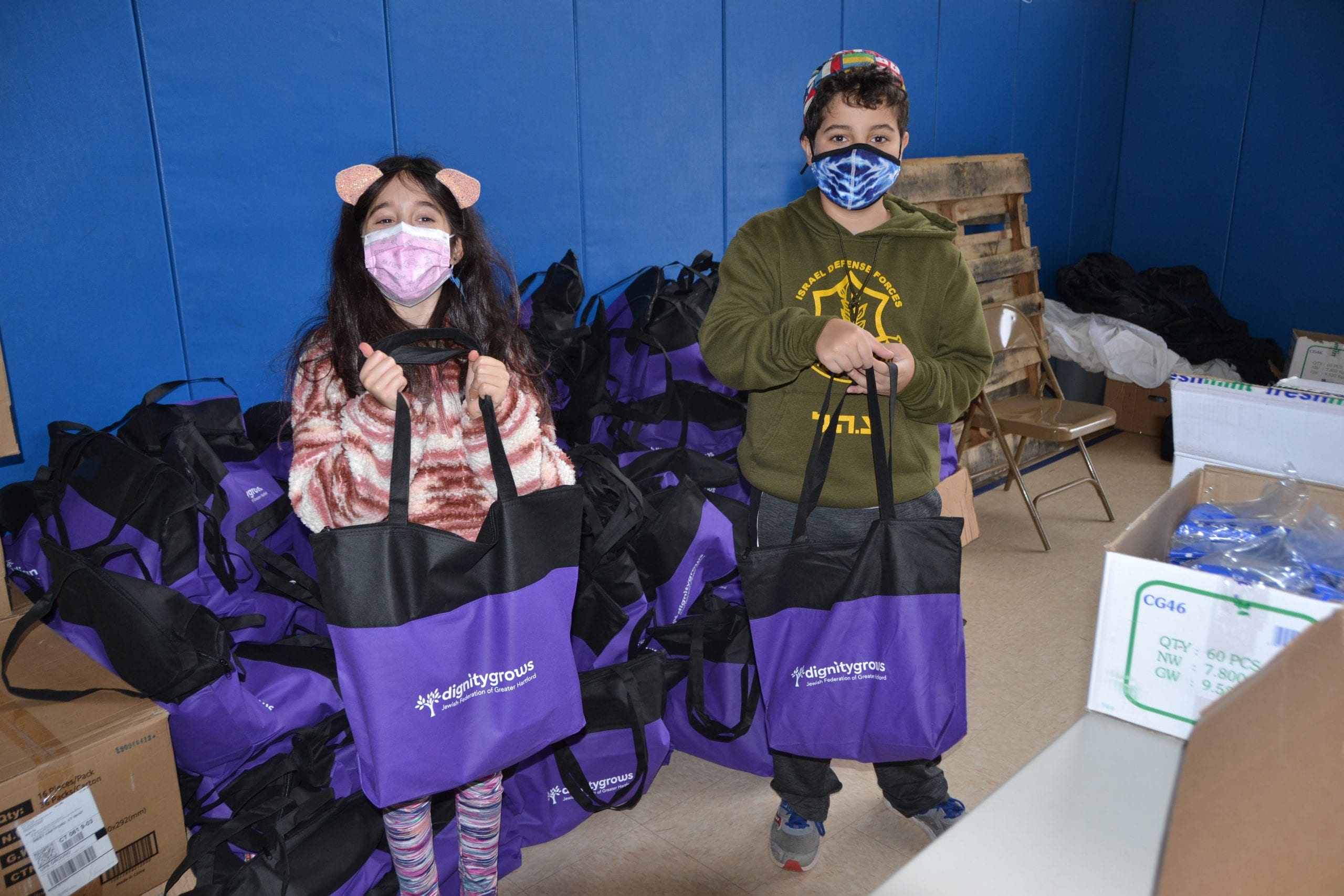 Iliana Sugarman Gr 5, Rami Tuvin Gr. 4