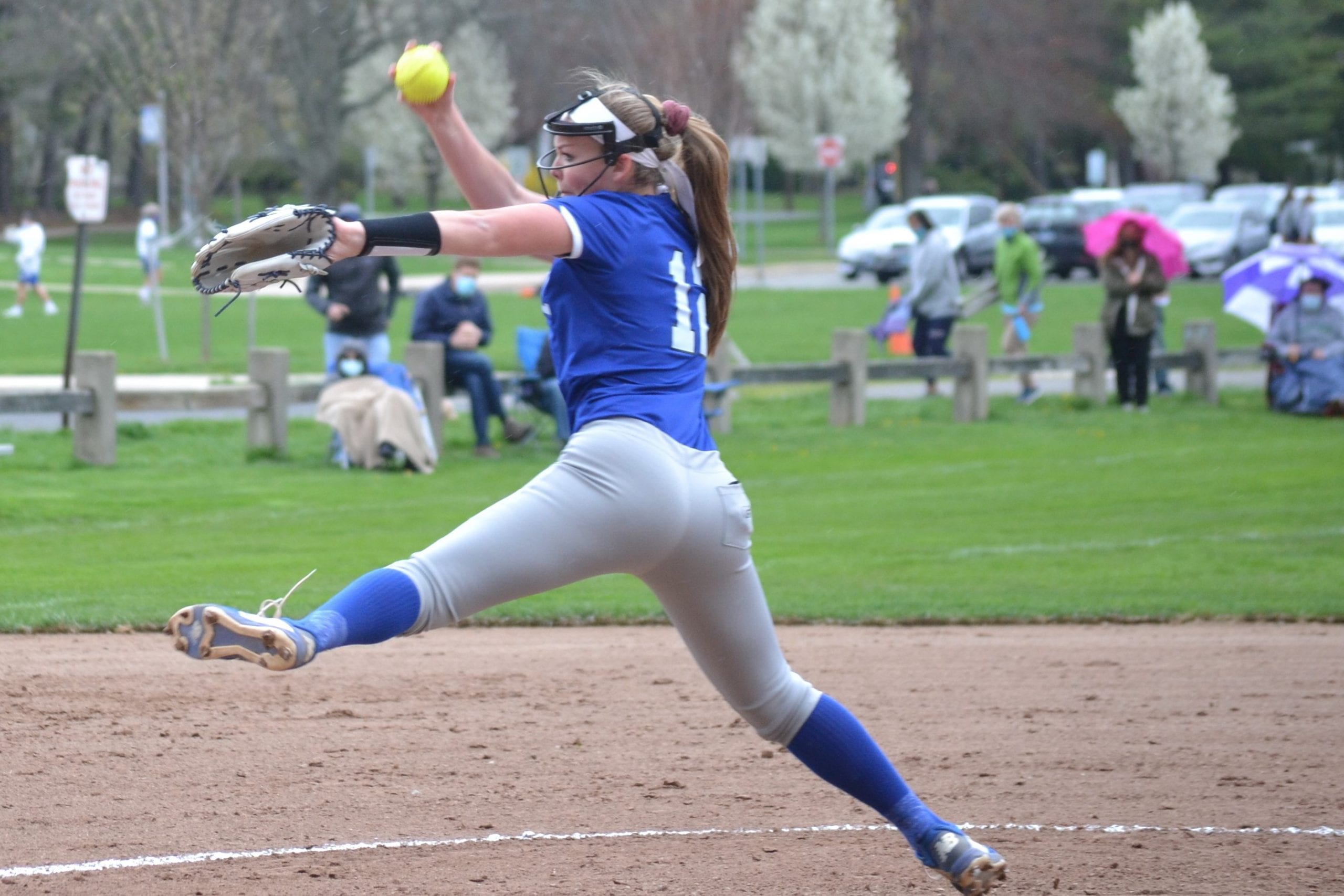Hall Pitcher Sophie Garner-MacKinnon Recorded 28 Strikeouts In A 12 Inning Game vs RHAM On Monday