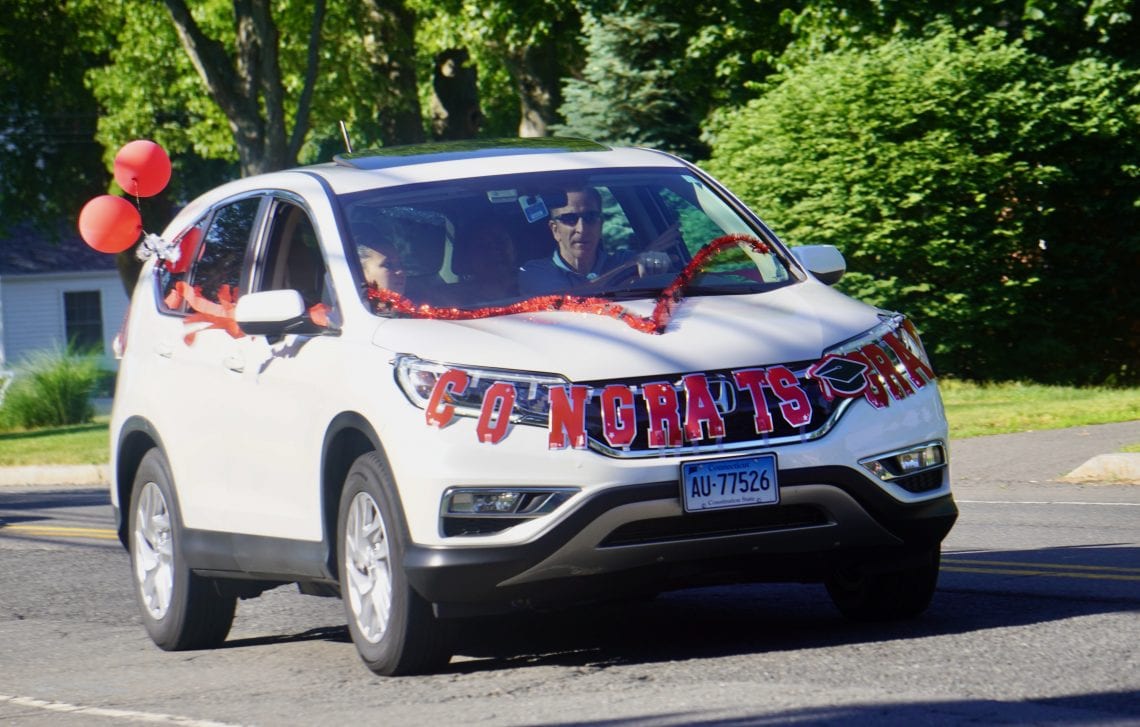 Conard Class of 2021 Celebrated with Car Parade - We-Ha | West Hartford ...