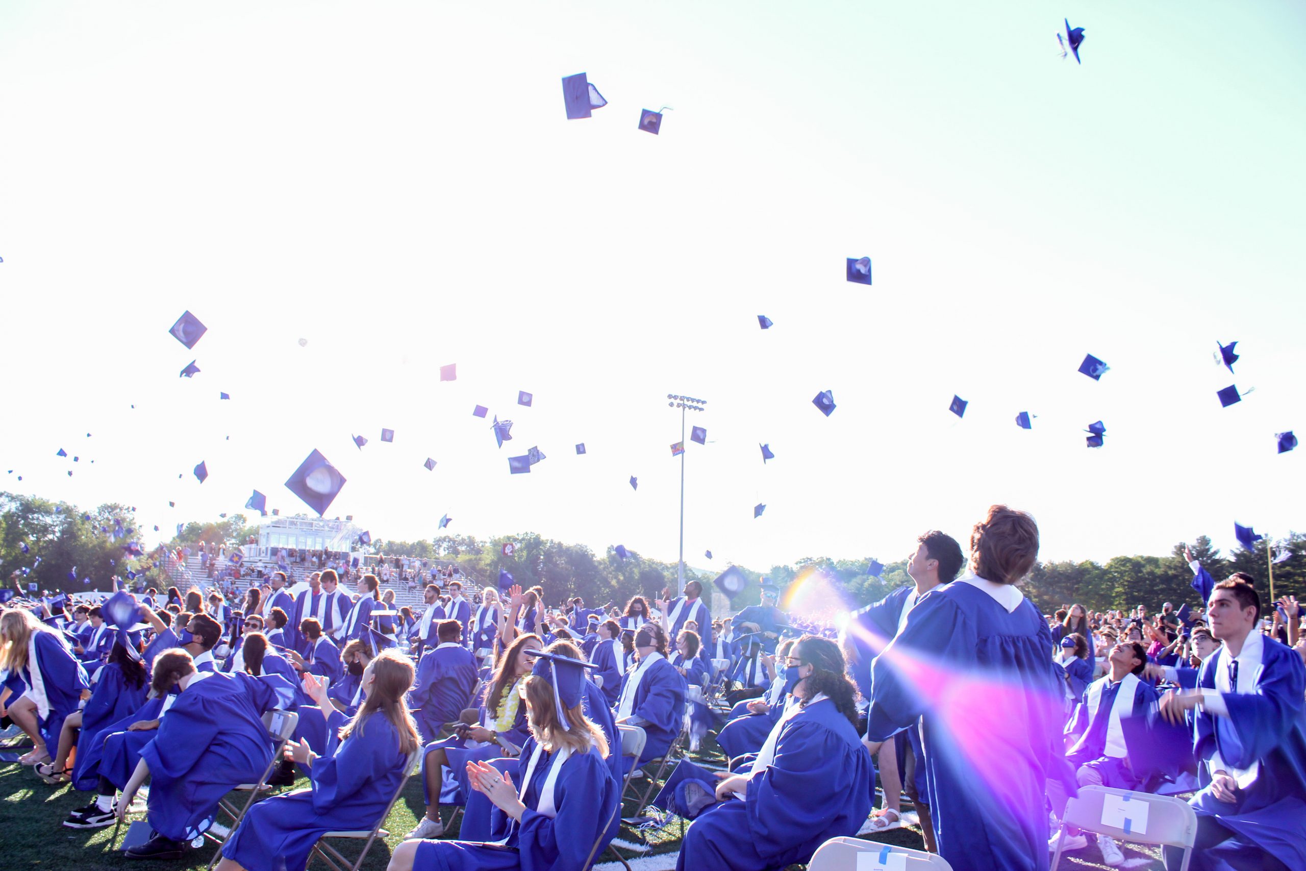 Hall 2021 Graduates Enjoy In Person Graduation Ceremony We Ha West