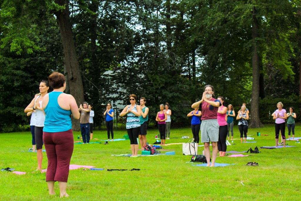 Outdoor Summer Yoga At Partners In Westport